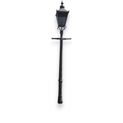  Lampadaire en fonte avec lanterne en sur  Moinat SA  - Antiquités décoration