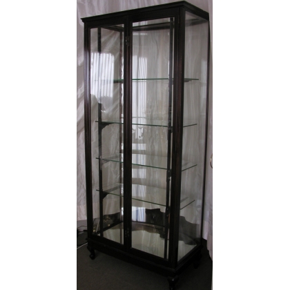 Display cabinet with glass shelves. From  Moinat SA  - Antiques and home décor