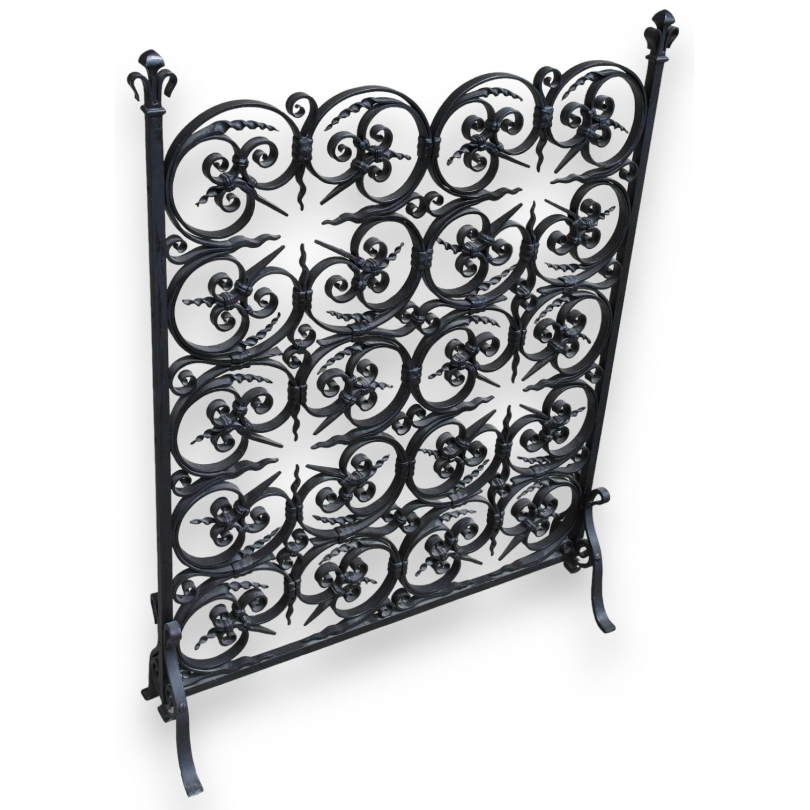 Wrought-iron grille. France. 19th century, from Moinat SA – Antiques and Decor