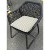 "Maia" aluminium garden armchair at  Moinat SA  - Antiques and home décor