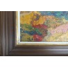 Paintings | Oil on canvas painting "Rochers en Moinat SA" – Antiques and home décor