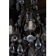 Lustre à 6 lumières, à cristaux et