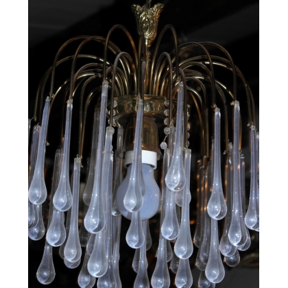 1960s brass chandelier by Moinat SA – Antiques and home décor