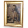 Paintings | Painting entitled ‘Italian Mandolin Player’, signed. Moinat SA  – Antiques and home décor