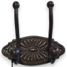 Double bronze-coloured metal coat hook from  Moinat SA  - Antiques and home décor