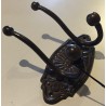 Double bronze-coloured metal coat hook from  Moinat SA  - Antiques and home décor