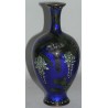  Paire de vases bleus cloisonnés. Décor sur  Moinat SA  - Antiquités décoration