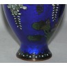  Paire de vases bleus cloisonnés. Décor sur  Moinat SA  - Antiquités décoration