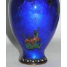  Paire de vases bleus cloisonnés. Décor sur  Moinat SA  - Antiquités décoration