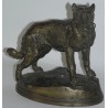 "Dog" watch holder in regule, signed by Moinat SA – Antiques and decorative items