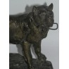 "Dog" watch holder in regule, signed by Moinat SA – Antiques and decorative items