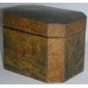 Painted wooden tea box with decorative design by  Moinat SA  - Antiques and home décor