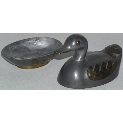 'Small Duck' tin box, by Moinat SA – Antiques and home décor