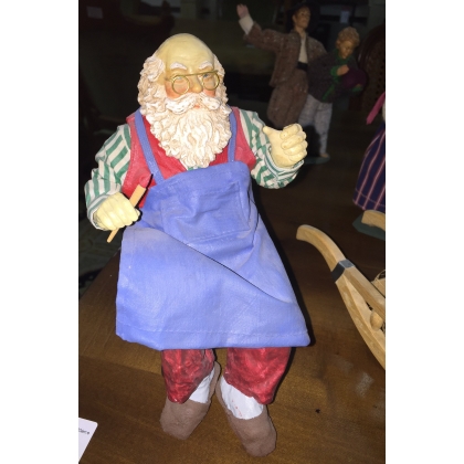Nativity scene with figures and animals at Moinat SA – Antiques and home décor