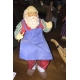 Crèche avec personnages et animaux, en