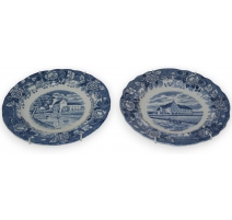 Lot de 2 assiettes "ELLINGE" et "KRAGEHOLM"