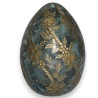 Egg, in engraved glass. Gilded decoration by  Moinat SA  - Antiques and decorative items