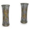  Paire de vases, en cristal. Décor doré sur  Moinat SA  - Antiquités décoration