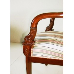 Empire-style living room set comprising 1 sofa and 6 armchairs. From  Moinat SA  - Antiques and home décor