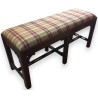 Mahogany bench upholstered by Moinat SA – Antiques and home décor