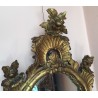  Miroir italien en bois sculpté et doré sur  Moinat SA  - Antiquités décoration
