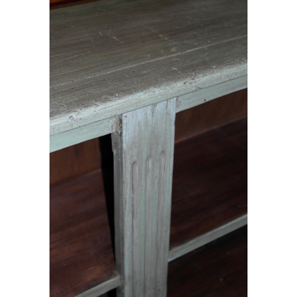 Shelf made of fir and walnut, painted by Moinat SA – Antiques and home décor