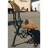 Banc "Provence" en fonte verte et sur  Moinat SA  - Antiquités décoration
