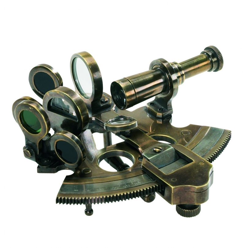 Bronze-coloured Pocket Sextant at Moinat SA – Antiques and Decor