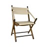 Fauteuil de campagne pliant, en tissus