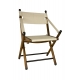 Fauteuil de campagne pliant, en tissus