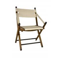 Fauteuil de campagne pliant, en tissus