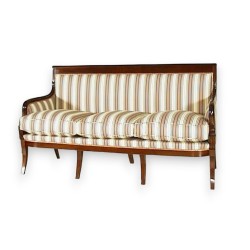 Empire-style living room set comprising 1 sofa and 6 armchairs. From  Moinat SA  - Antiques and home décor