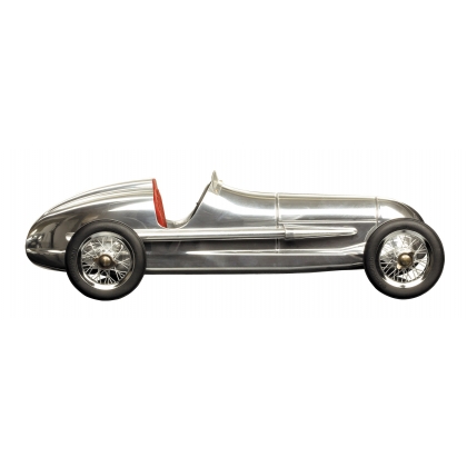 Aluminium ‘Silberpfeil’ model car at Moinat SA – Antiques and Decor