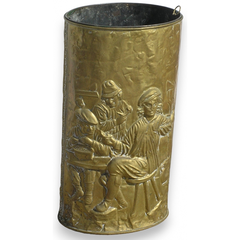 "Tavern Scene" umbrella stand by Moinat SA – Antiques and home décor