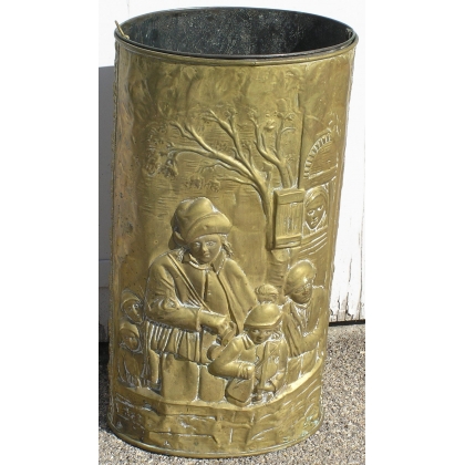 "Tavern Scene" umbrella stand by Moinat SA – Antiques and home décor