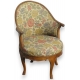 Fauteuil bernois Louis XV Gondole, en