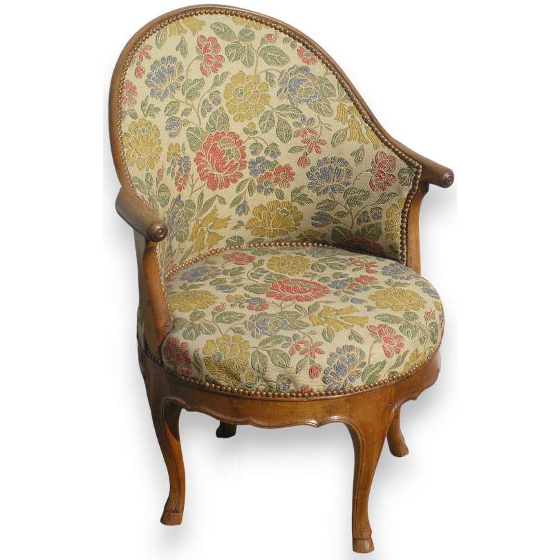 Fauteuil bernois Louis XV Gondole, en
