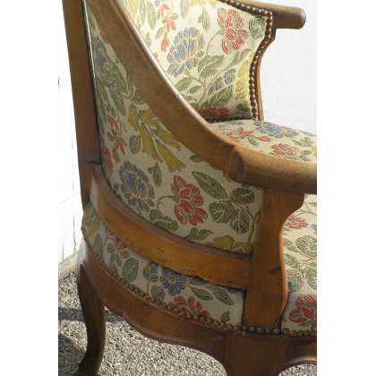 Louis XV Gondole Bernese armchair, by Moinat SA – Antiques and interior design