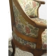 Fauteuil bernois Louis XV Gondole, en