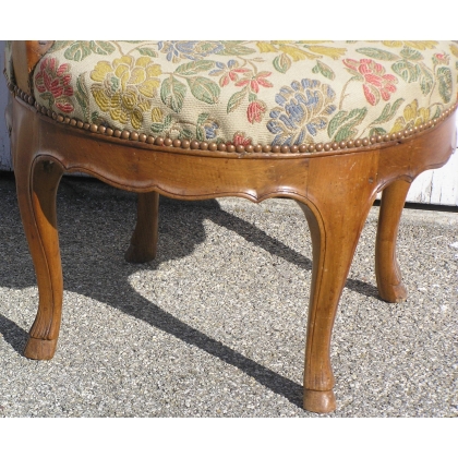 Louis XV Gondole Bernese armchair, by Moinat SA – Antiques and interior design