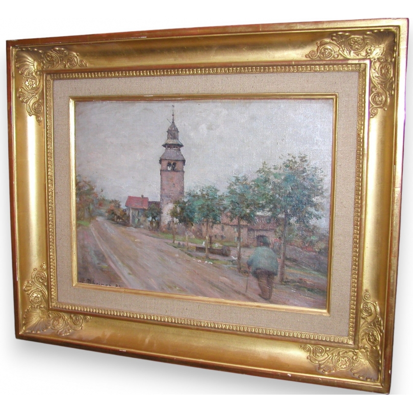 Paintings | Painting entitled ‘Bons St Didier’, signed RHEINER. Moinat SA  – Antiques and home décor