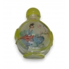 Tabatière chinoise en verre "Femme