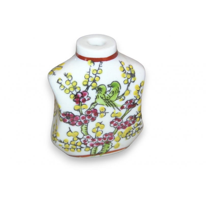 Tabatière chinoise en opaline blanche