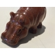 Hippopotame en aventurine brune