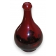Vase miniature en porcelaine rouge