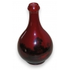 Vase miniature en porcelaine rouge