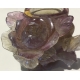 Petit vase en fluorite "Roses"