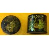 Round wooden box with lid, from Moinat SA – Antiques and home décor