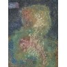  Tableau technique mixte "Composition", sur  Moinat SA  - Antiquités décoration