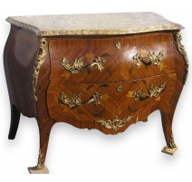 Commode Louis XV avec 2 tiroirs